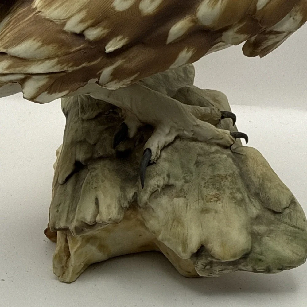 Vintage Tay Italy Giuseppe Tagliariol Porcelain Elf Owl Figurine Statue‎ Sticker